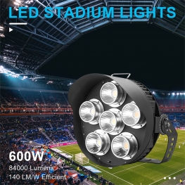 Stadium Light, 84000 Lumen(1500-2500W Metal Halide Eq.), 5000K High Mast LED Sport Light, IP66 LED Arena Lights for Outdoor Indoor Flood Lighting, Parking Lot, Sport Court UL listed